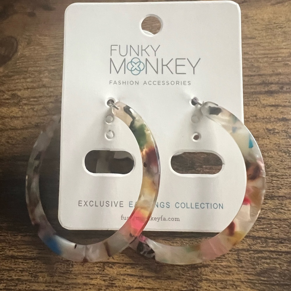Multicolor Hoop Earrings